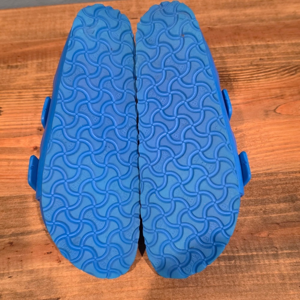 Birkenstock Mens Arizona EVA Sandals Blue Waterproof Slides Size 8 41 - Picture 7 of 12